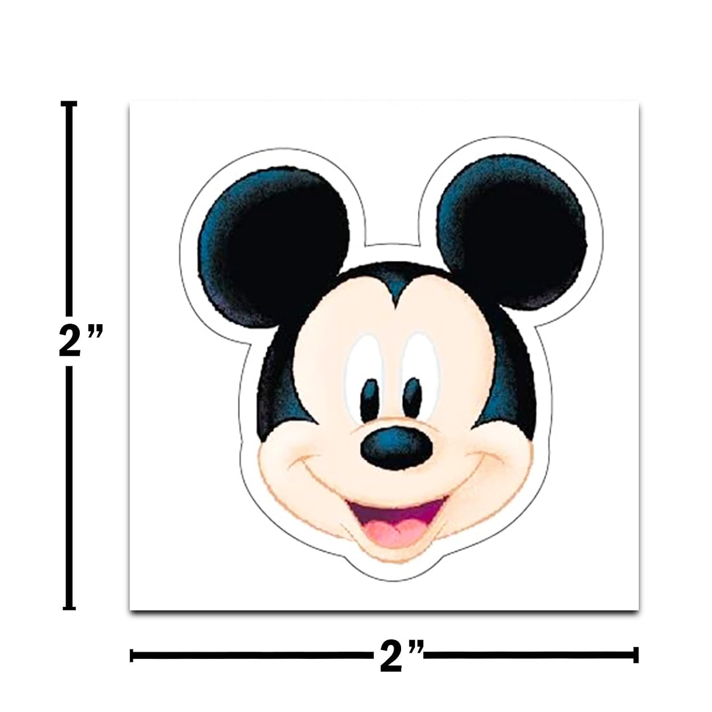 Mickey Mouse Temporary Tattoos - 72 Perforated 2" x 2" Kids Party Favors | Fun Mickey Mouse Designs