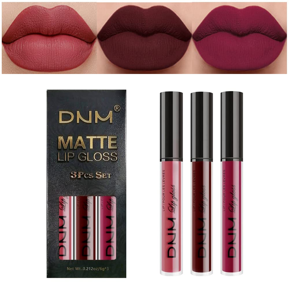 Medium Brown Beige Lip Liner & Matte Lipstick Set - Vegan, Long-Lasting, Waterproof | 2 Pcs