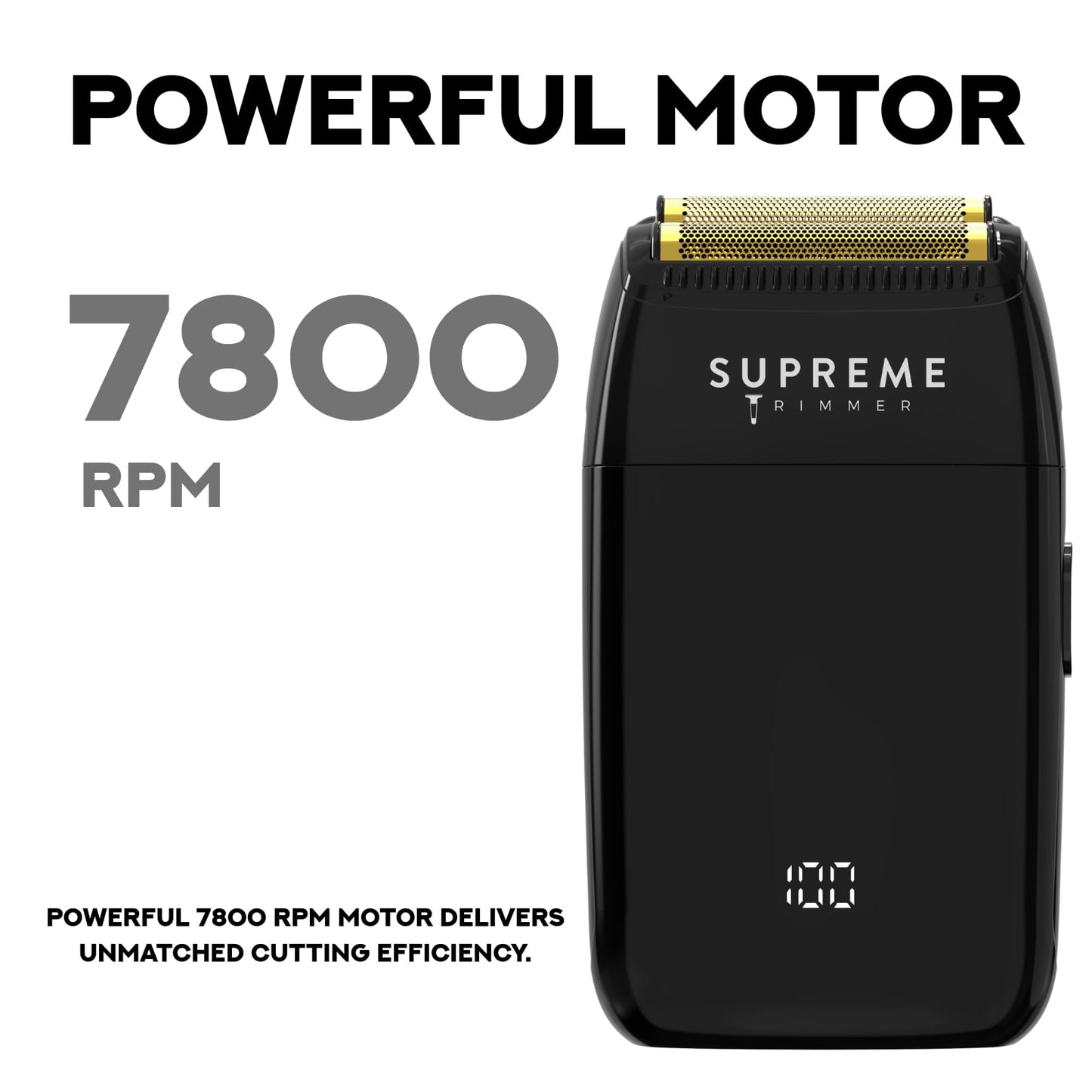 Supreme Trimmer Replacement Foil & Cutter SB55 | Hypoallergenic Foil for Crunch Lite STF600 | Blue