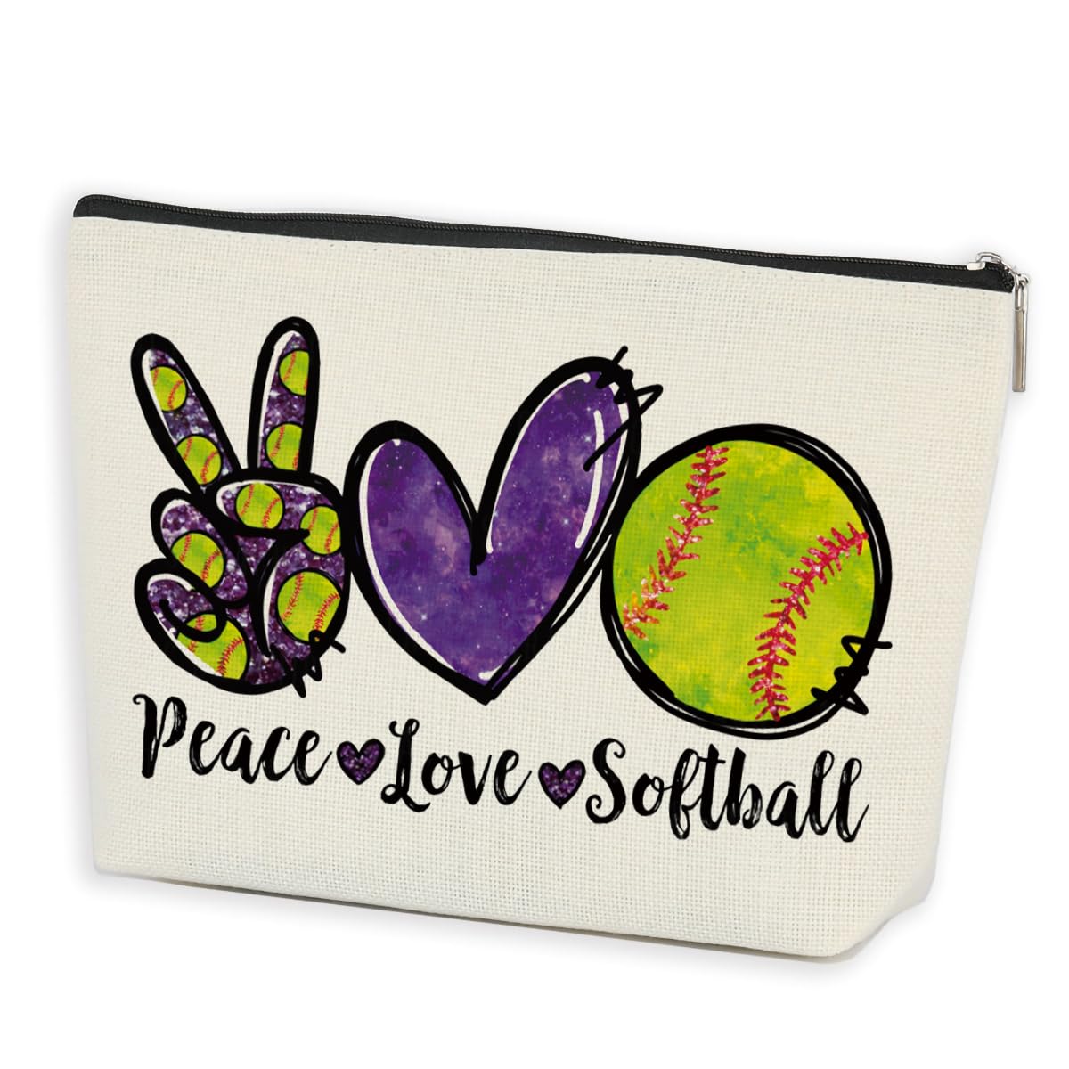 Funny Makeup Bag Softball Party Favors Cosmetic Bag Stuff Accessories