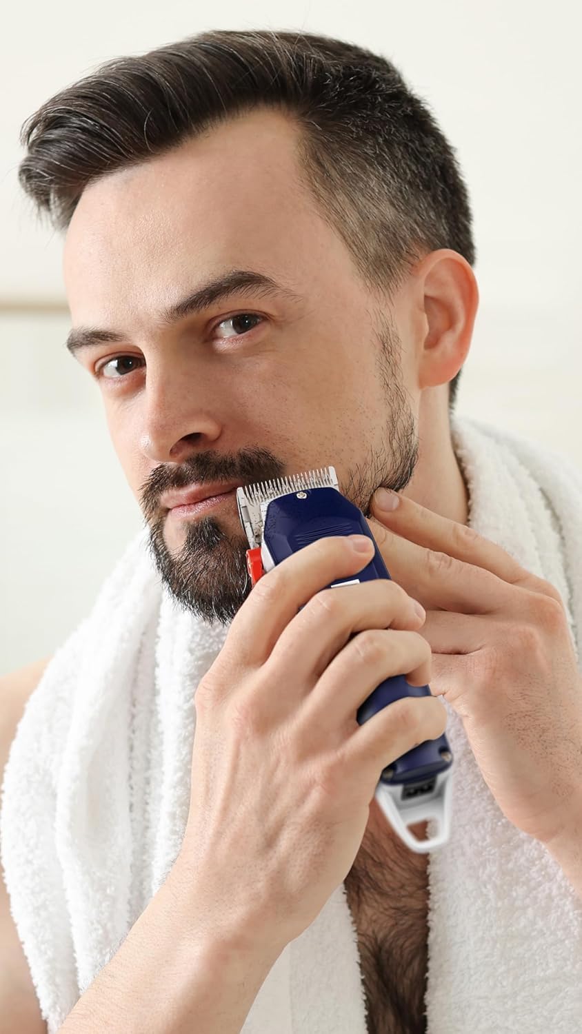 Stylecraft Rival Cordless Hair Clipper - Professional Grade with Digital Display & Metal Housing for Barbers