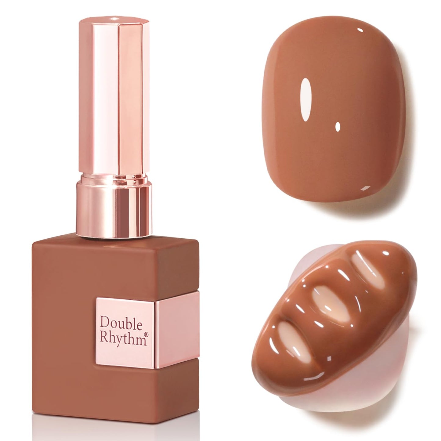 Gel Nail Polish - Translucent Light Milky Pastel for DIY Manicure | 0.5 Oz Rose Pink
