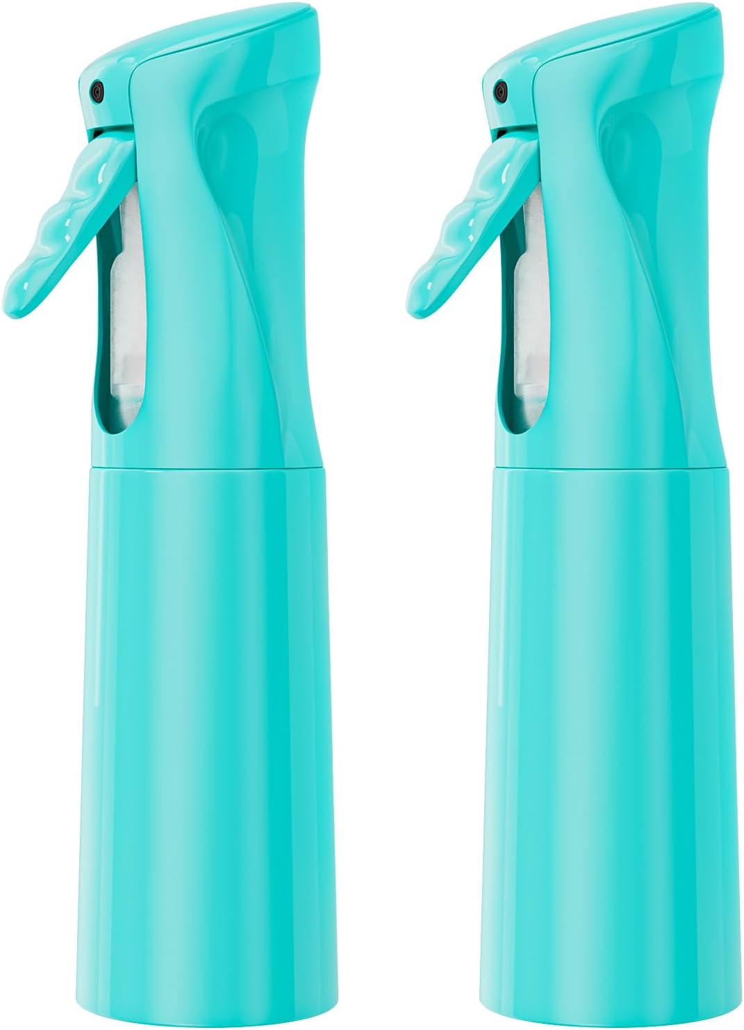 Continuous Spray Bottle for Hair - Ultra Fine Water Mister | 10.1oz/300ml, 2 Pack for Styling & Gardening