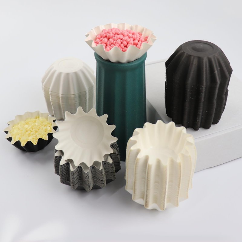 TooGet 200 Pieces Wax Melt Liners Reusable Wax Melt Warmer Liners Candle Melts Paper Cup Liner for Waxing Melters Burner, Scented Candles, Candles Warmers, Electric Waxing Warmers