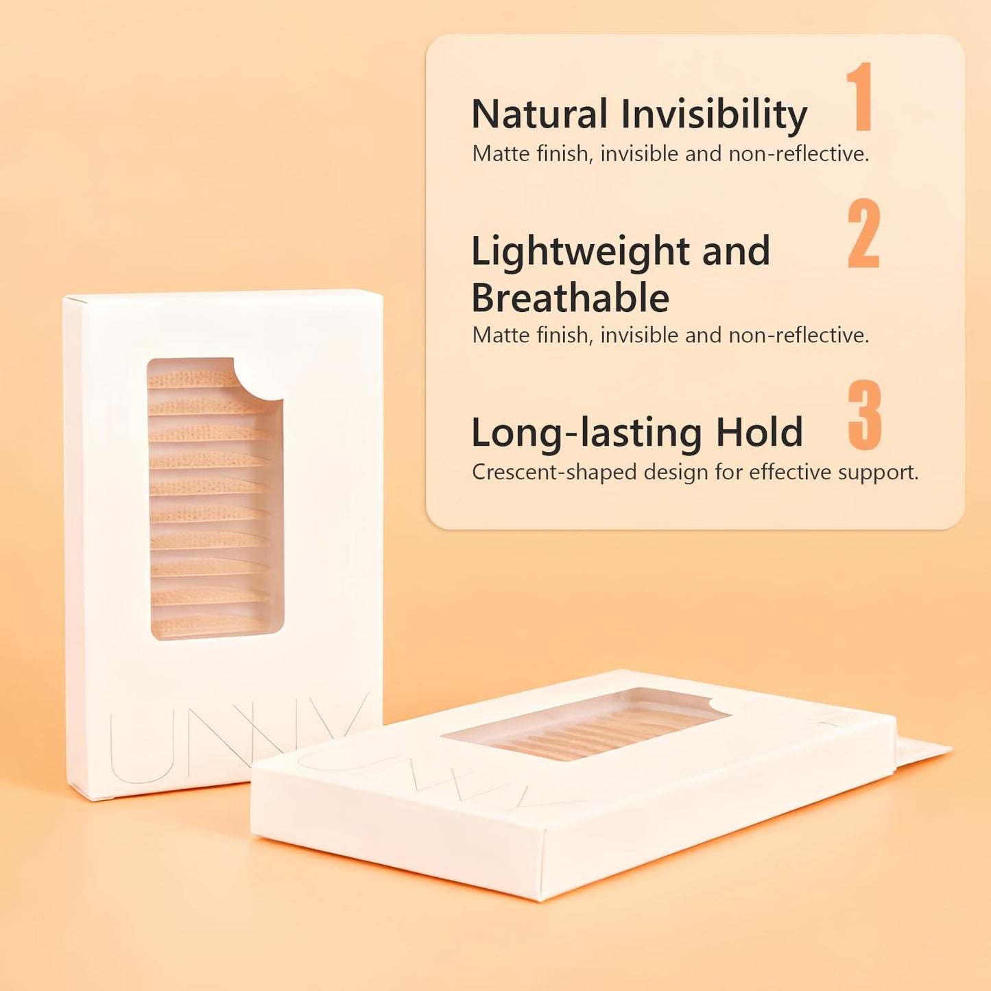 Medical-Use Fiber Eyelid Tape Stickers, Single Side Lace Invisible Lift Strip for Hooded, Droopy, Uneven, or Mono-eyelids with Y Fork (S*100)