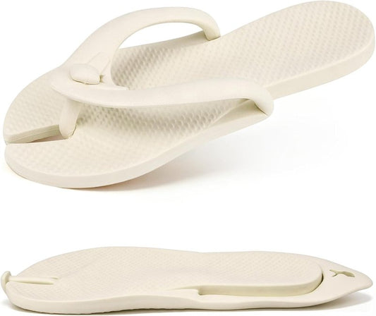 Quick-Dry Flip Flops for Women & Men - Lightweight Non-Slip Travel Slippers | Summer Beach Sandals