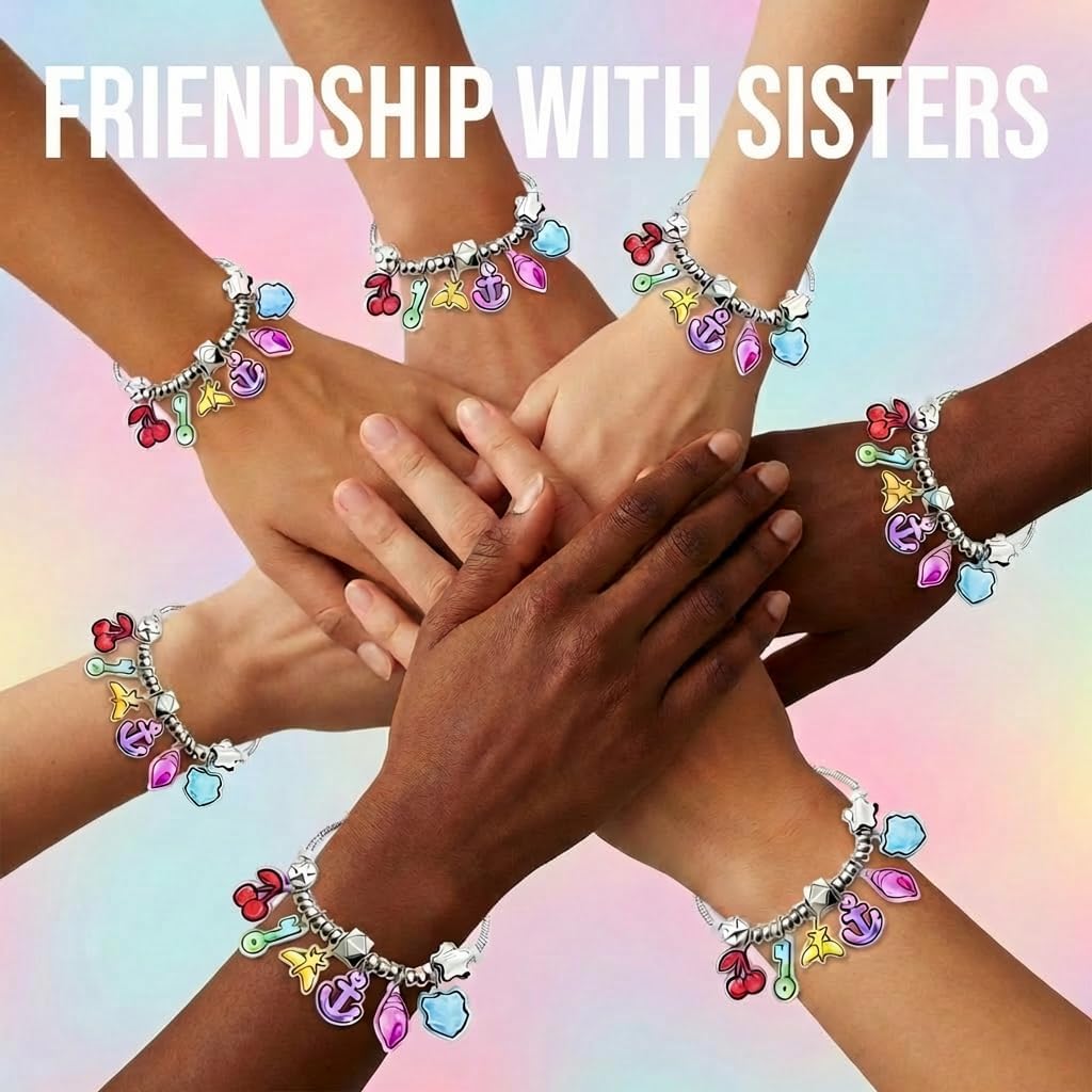 Guardian Shield Bracelet - K-Pop Inspired Jewelry with Pink Card | Perfect for Concert Outfits