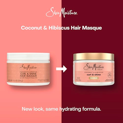 Shea Moisture Coconut & Hibiscus Hair Mask for Curly Hair 11.5oz