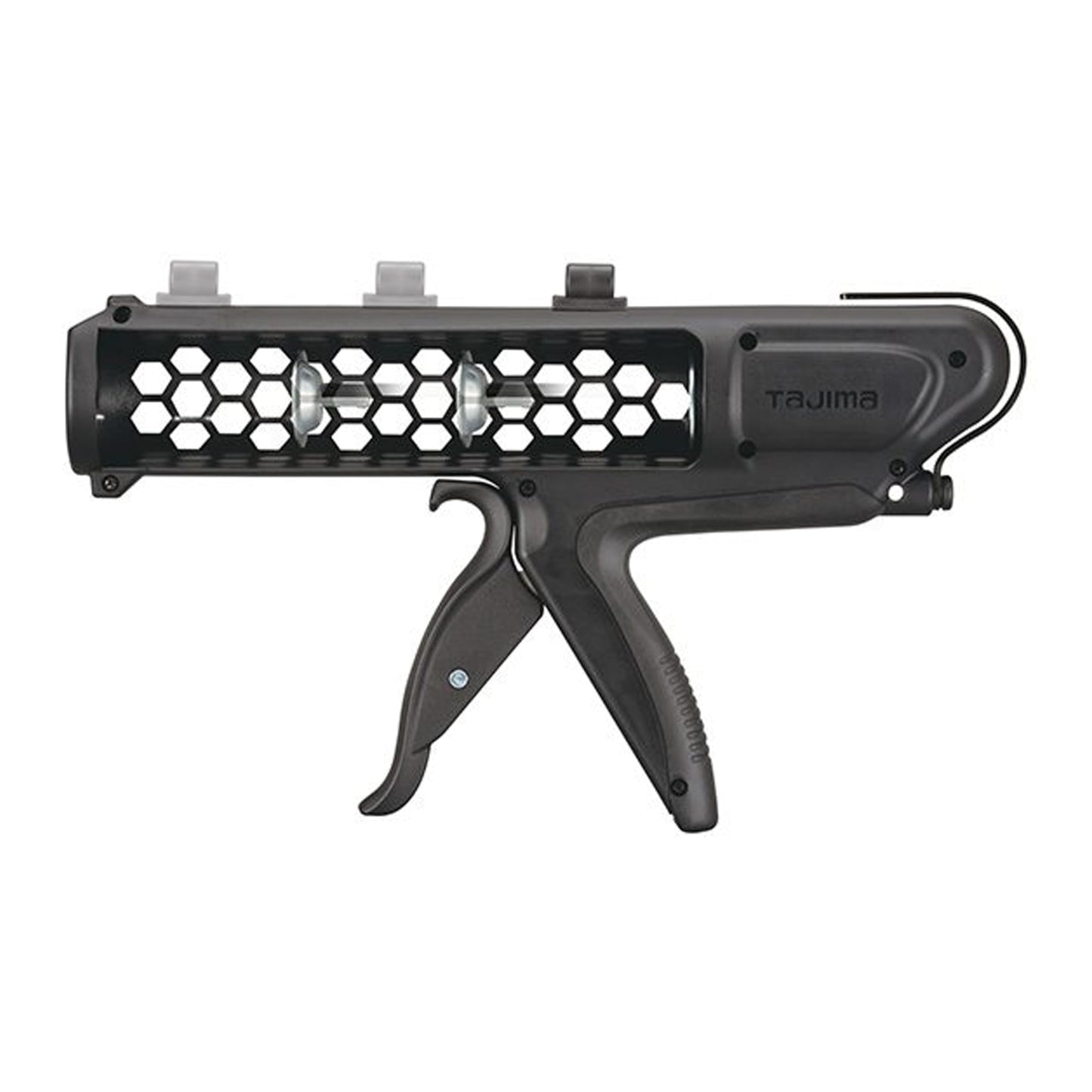 Tajima Caulk Gun with Blade-Shaped Sliding Rod - 360 Rotating Mounting Hook - CNV-100BC