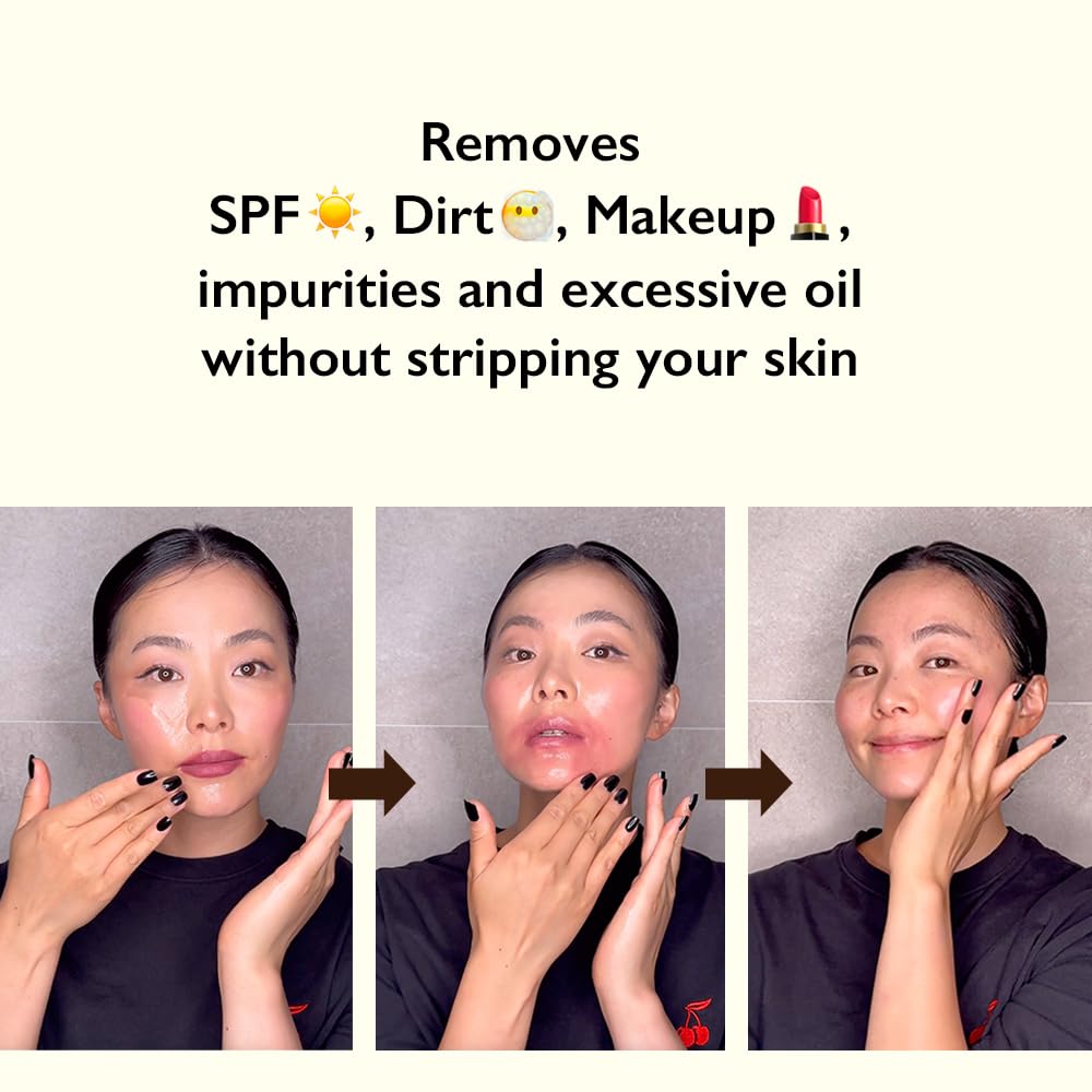 Black Rice Moisture Cleansing Oil - Korean Skincare Daily Makeup Remover | Travel Size 1.0 fl oz