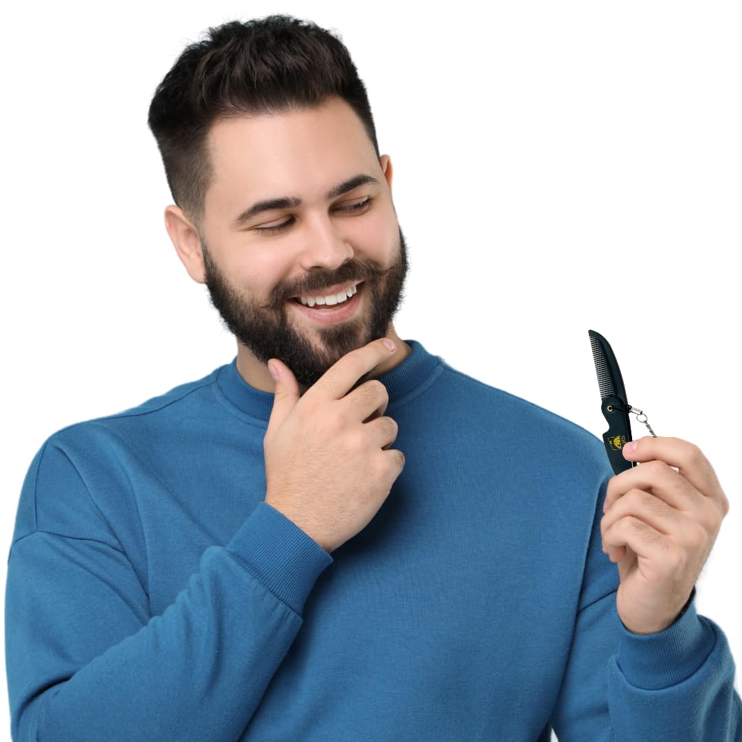 G.B.S Handmade Folding Comb for Men and Women, FCT, Pack of 3