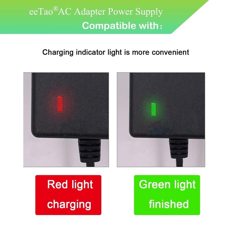 eeTao 54.6V AC/DC Adapter Charger Compatible with Jetson Haze JHAZE-BLK JHAZE-BLK-OB JHAZE-CAN-BLK JHAZEBLK 48V 7.5Ah Li-ion Battery Model PJHAZE-CH 54.6VDC 2A Power Supply Cable Cord