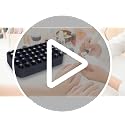 Nail Polish Organizer Foam Pad for 40 Bottles - Black