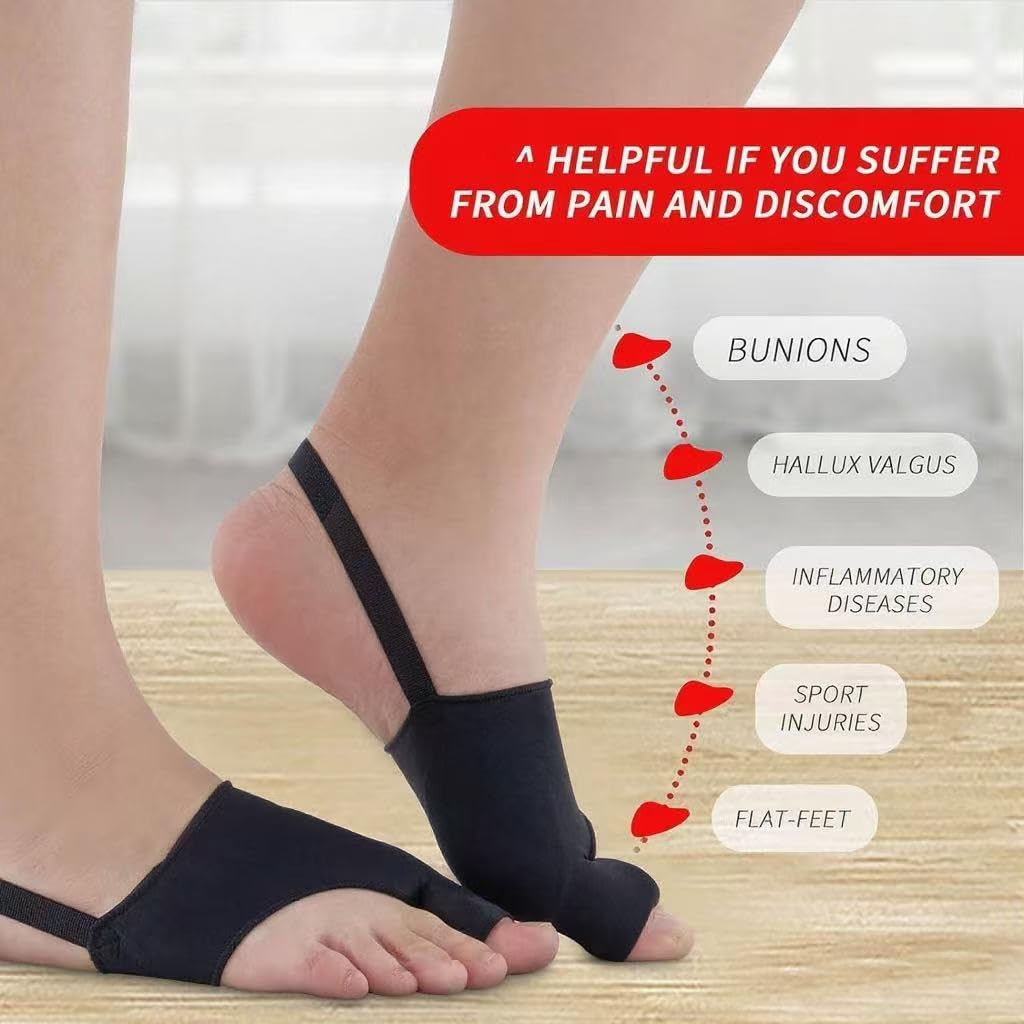 Bunion Corrector - 2PCS Big Toe Separators for Pain Relief | Comfortable & Breathable Splint for Day/Night Use