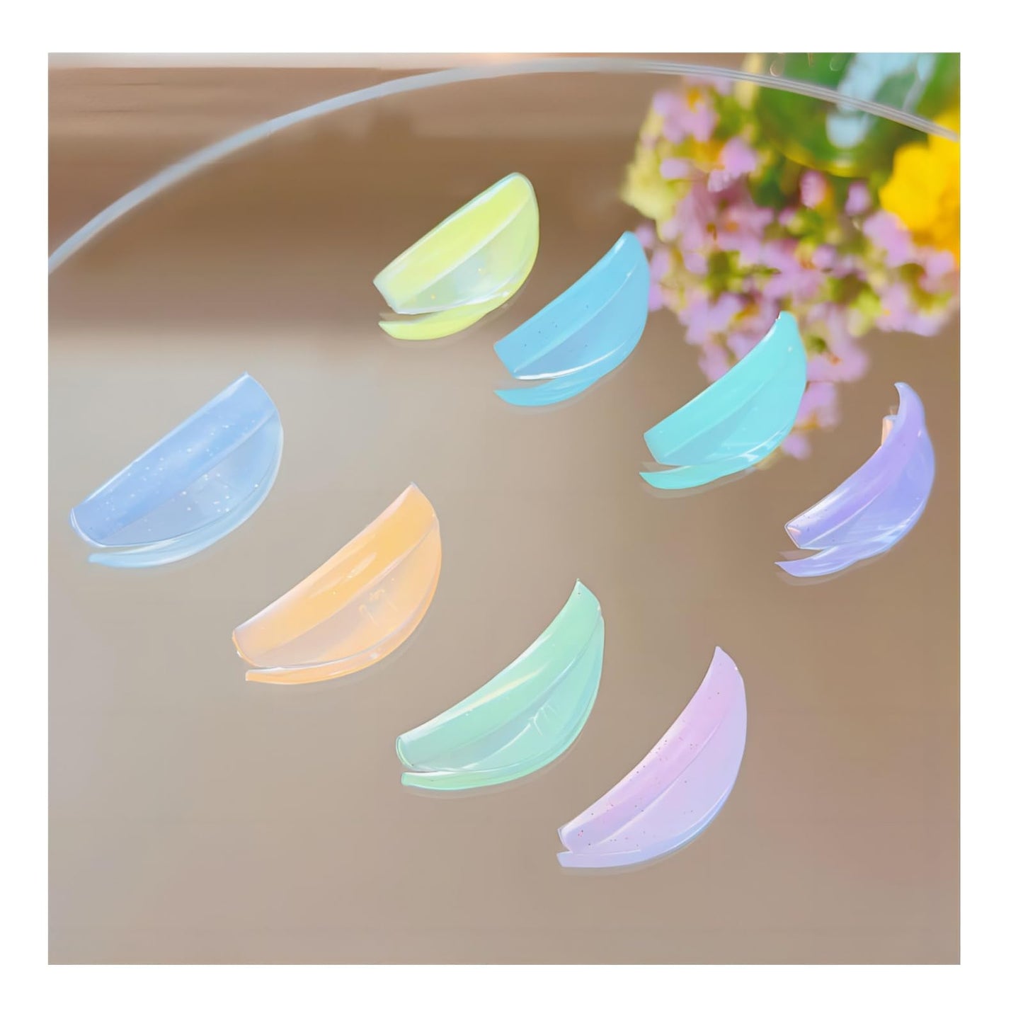 Lash Lift Silicone Pads Eyelash lifting shields Glue free On Eyelid Eyelash Perm Rod Flat Lifting Ultra Curl 2 Style For Daily Makeup Party Dating With Y brush Ribbon Cover Eye Patch Jelly Lami Roller