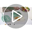 LOVINA 1100 ML Bento Box for Adults & Kids - 3 Compartment Lunch Container with Built-in Utensils - BPA-Free, Leakproof, Portable