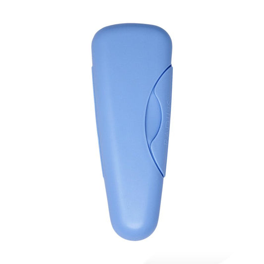 RADIUS Razor Travel Case, BPA-Free Recycled Plastic, Portable for Bathroom, School, Home, Camping - Light Blue