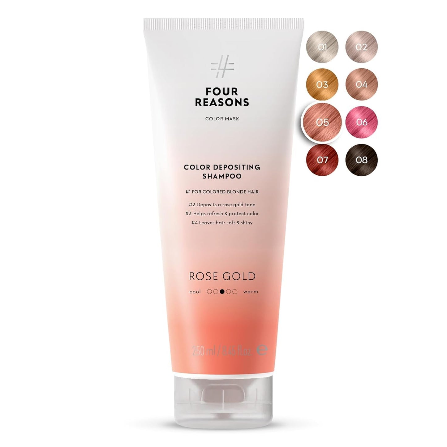 Platinum Hair Color Shampoo - Blonde Toner & Color Depositing Formula | Sulfate-Free, Vegan - 8.45 Fl Oz