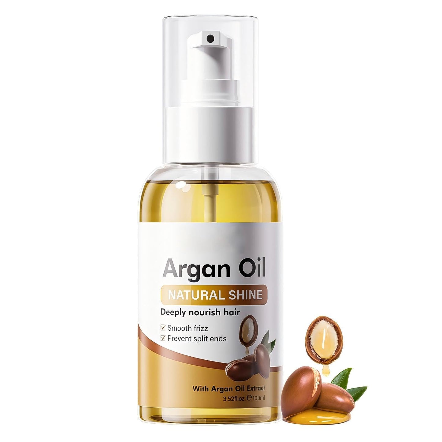 JoanofArc Hair Oil Spray, Argan Oil Hair Care, Deep Moisturizing Hair Care Essence, For Dry, Damaged, Coarse, and Frizzy Hair, Control Shine and Split End Repair, Penetrating Hair Oil, 100 ML