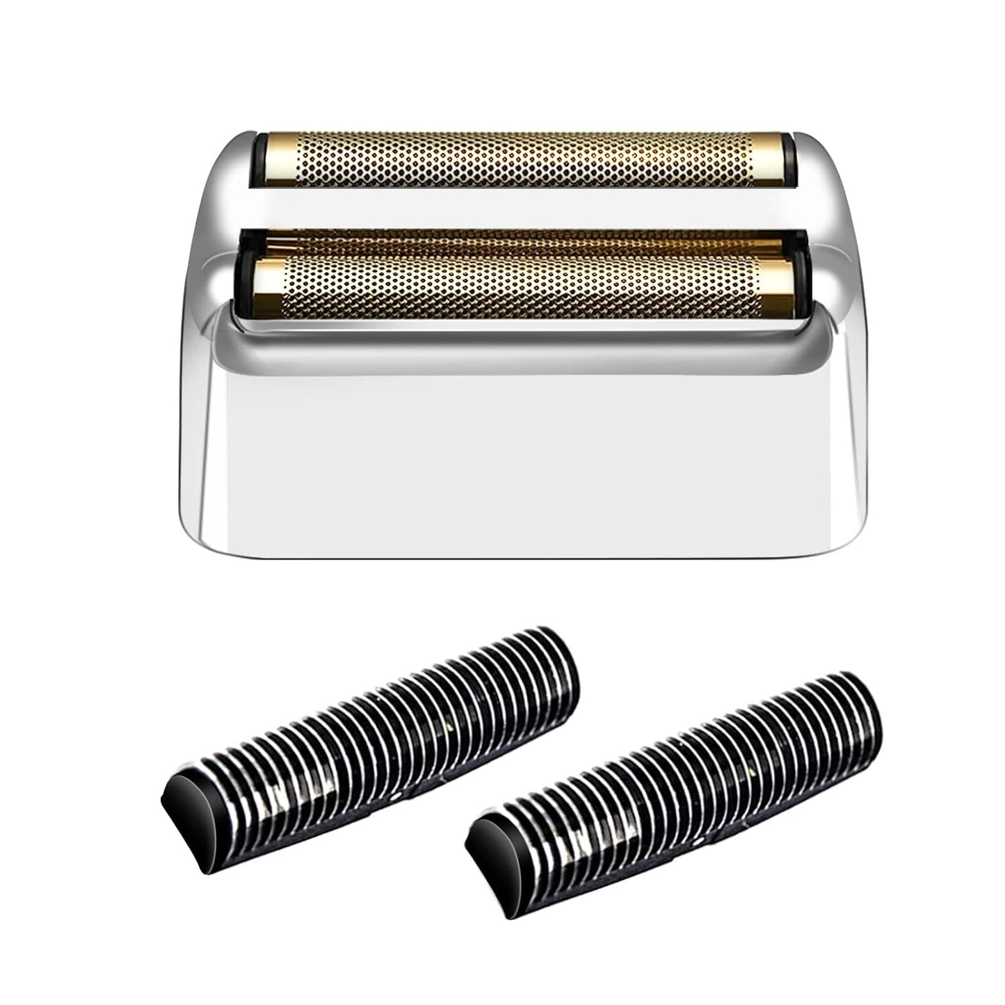 BaBylissPRO Shaver Replacement Foil & Cutters - 2PC Silver Compatible with Double FXFS2