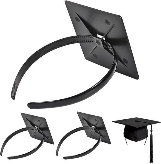 Graduation Cap Headband - Secure Anti-Fall Hairband for Graduates | Comfortable Fit for Students