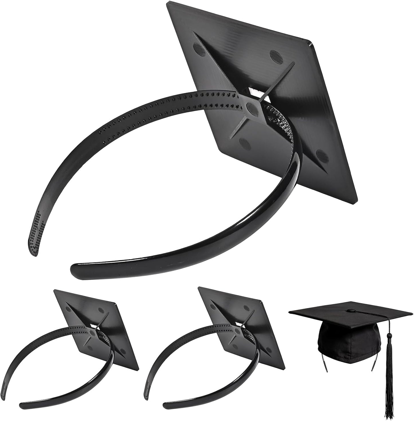 Graduation Cap Headband - Secure Anti-Fall Hairband for Graduates & Students | Comfortable Fit
