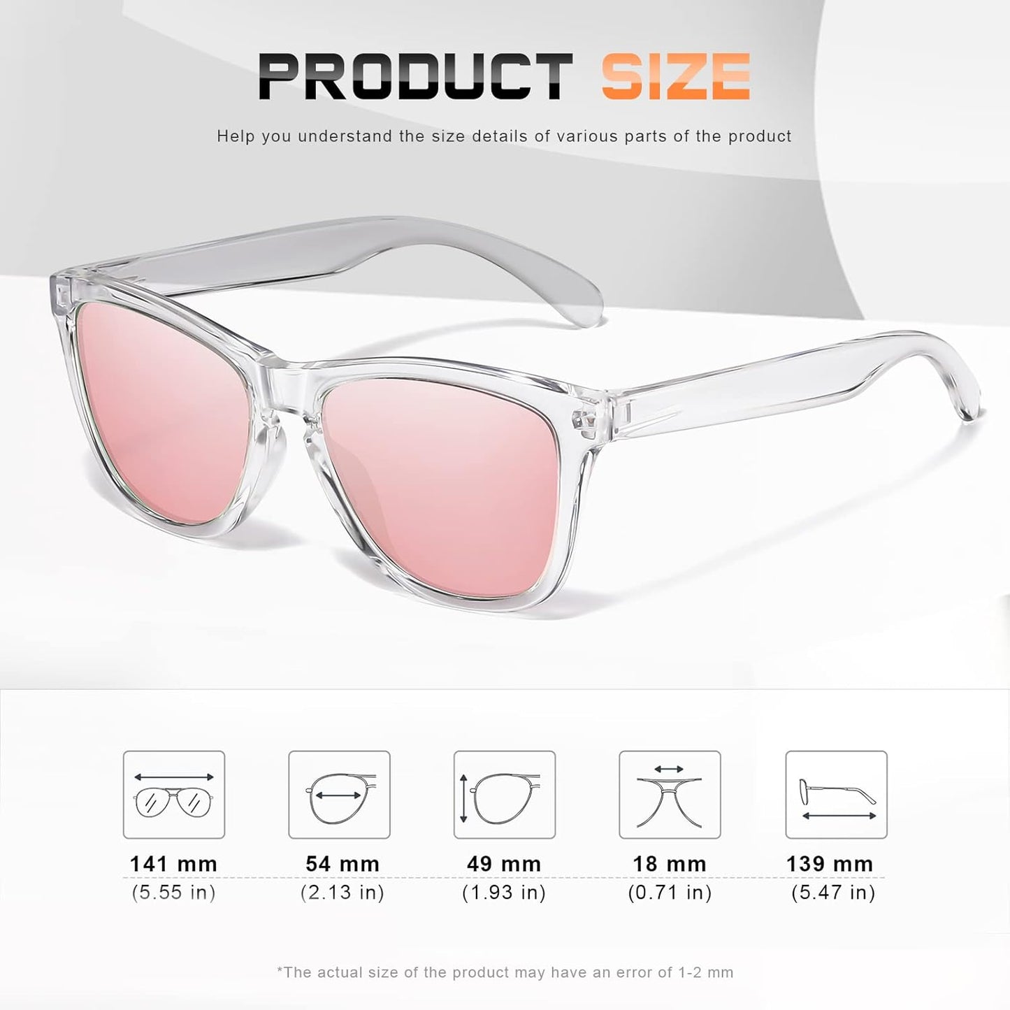 Polarized Women's Sunglasses - Trendy Mirrored UV Protection | Stylish Designer Shades