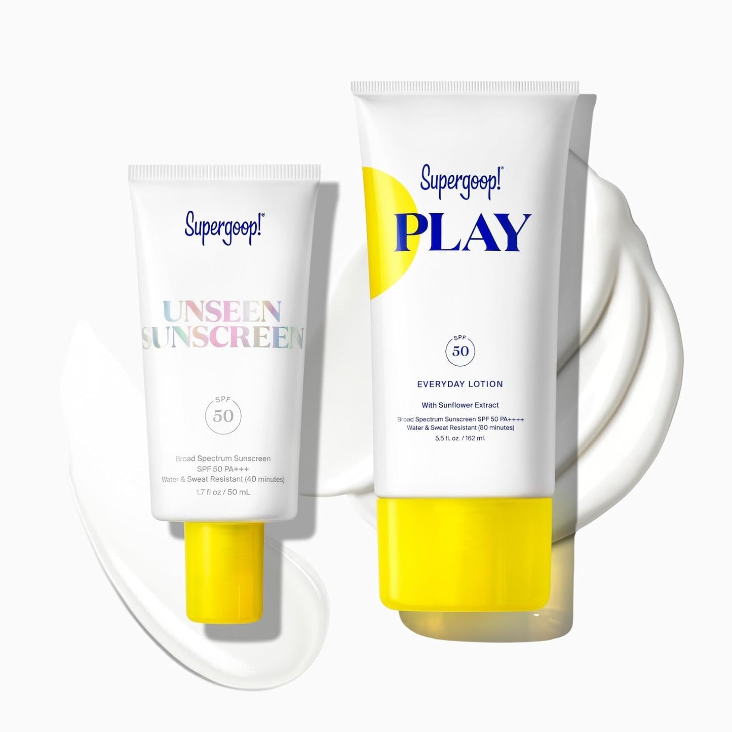 Supergoop! Unseen Sunscreen - Clear Invisible Face Sunscreen & Makeup Primer | Oil-Free, Weightless, All Skin Types