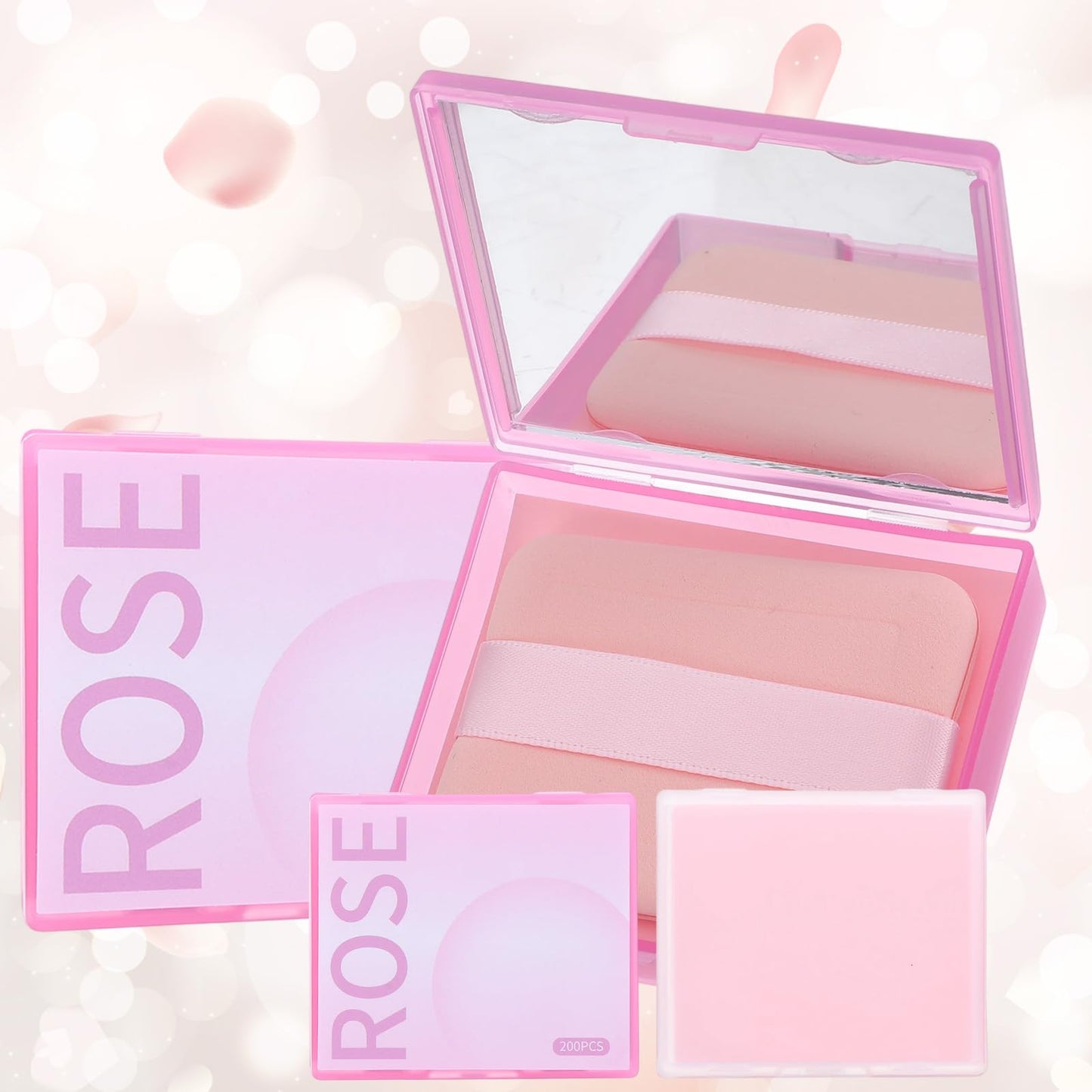 Sibba 500 PCS Absorb Oil Blotting Sheets for Face, Facial Oil Control Film with Mirror Puff & Refills for Oily Skin, Makeup Friendly Face Blotting Papers Absorbing Sheets Tissues for Controls Shine