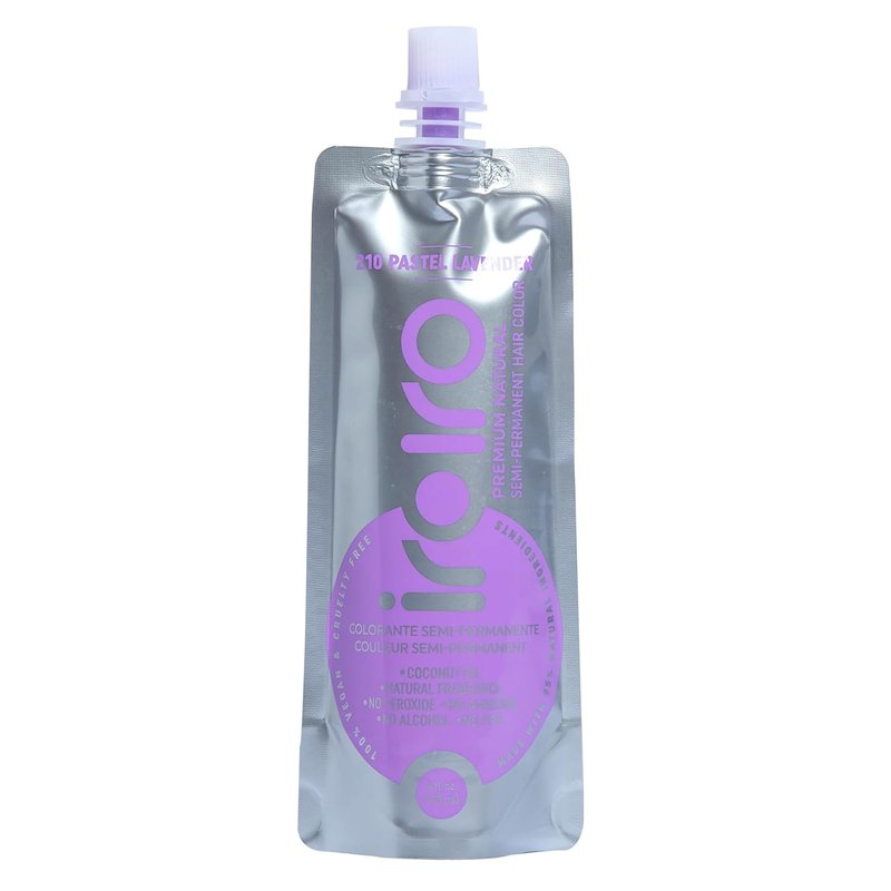 IROIRO Premium Natural Semi-Permanent Hair Color - Pastel Lavender 4oz | Vibrant & Long-Lasting