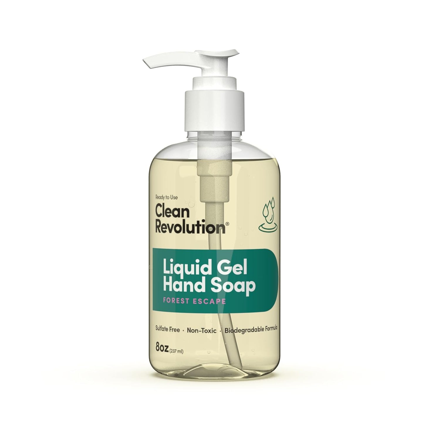 Liquid Gel Hand Soap - Natural Lavender Essential Oils | Silky Rich, Quick Lather, 128 Fl Oz