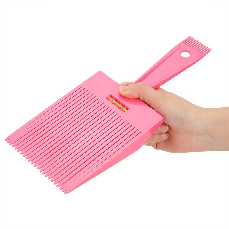 Hair Comb Flat Top Comb Haircut Level Comb Wide Tooth Hair Comb Styling Comb with Accurate Water Leveling System Hairdressing Tool