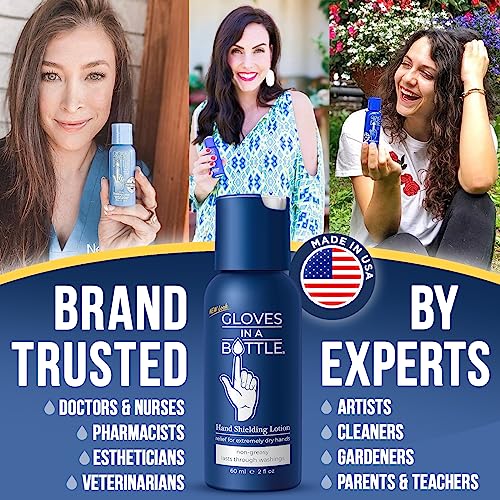 Gloves in a Bottle Fragrance Free Shielding Lotion 2 oz (Pack of 2)