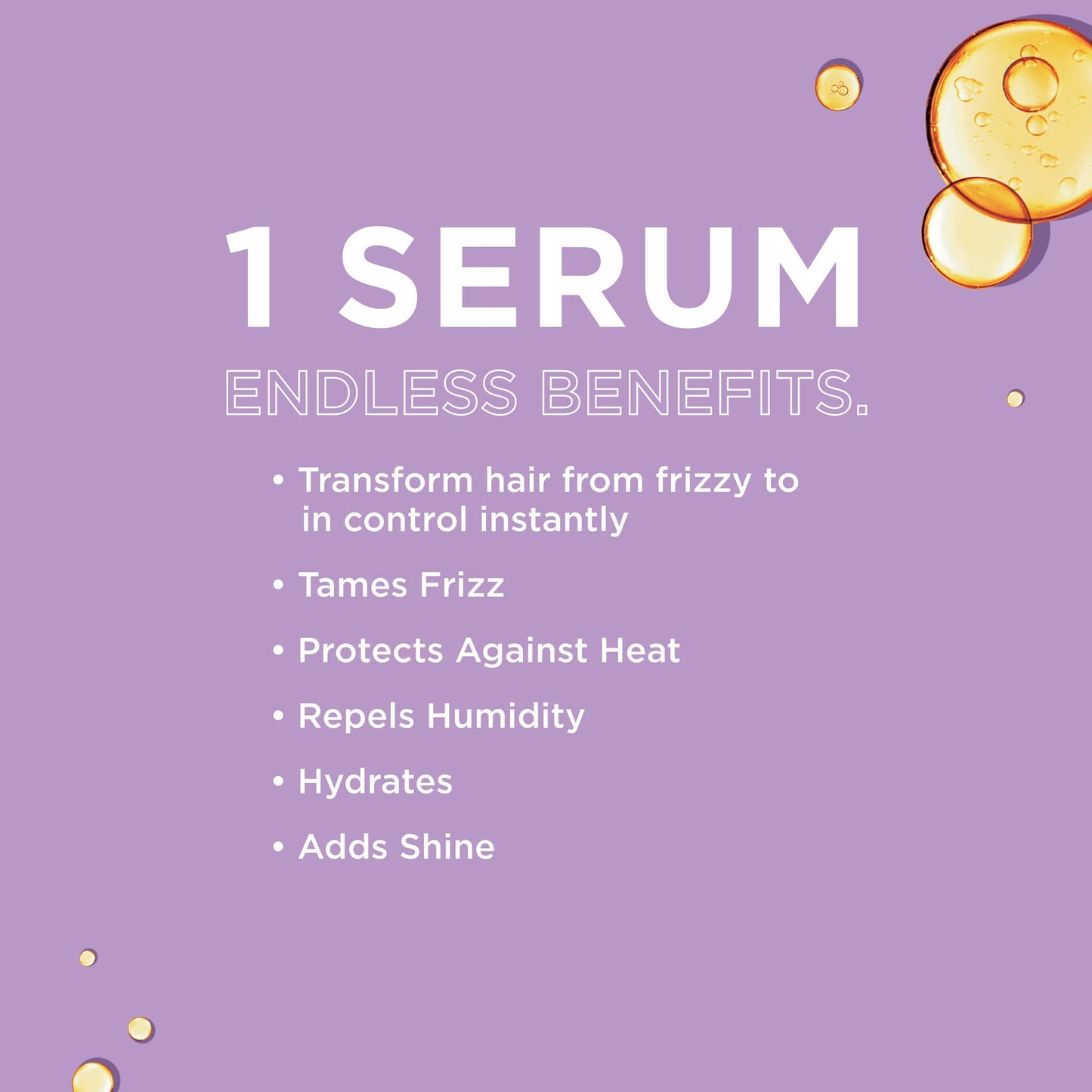 John Frieda Frizz Ease Original Hair Serum, Protecting Against Frizz, Heat, and Humidity While Adding Shine, Smooths Strands and Hydrates Parched Hair with Argan, Coconut, and Moringa Oil, 1.69 Oz