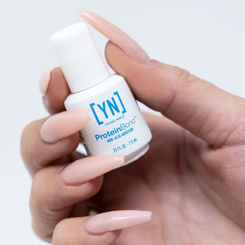 Young Nails Protein Bond - Non-Acidic Nail Primer for Gel & Acrylic | Enhanced Adhesion, 0.25 oz