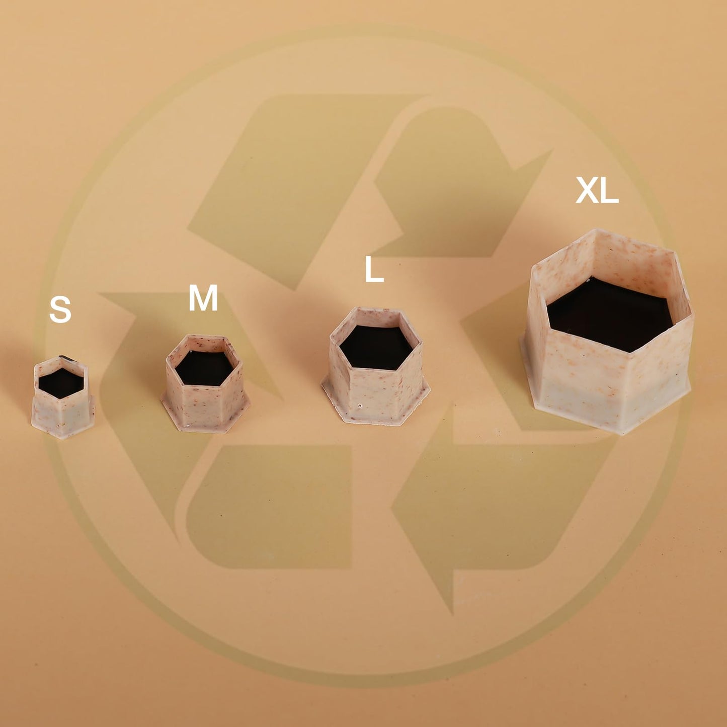 INKin Biodegradable Tattoo Ink Cups Medium 12mm - 200Pcs Disposable ECO Friendly Caps with Base for Hold Ink Pigments Supplies (12mm-Medium)