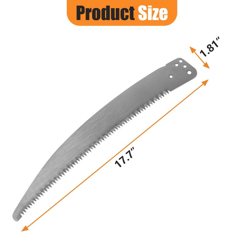 15-Inch Pole Saw Blade Replacement for Fiskars Pruning Saws and Tree Pruners, Garden Saw Blade for Tree Pruning and Wood Cutting with Tooth Design