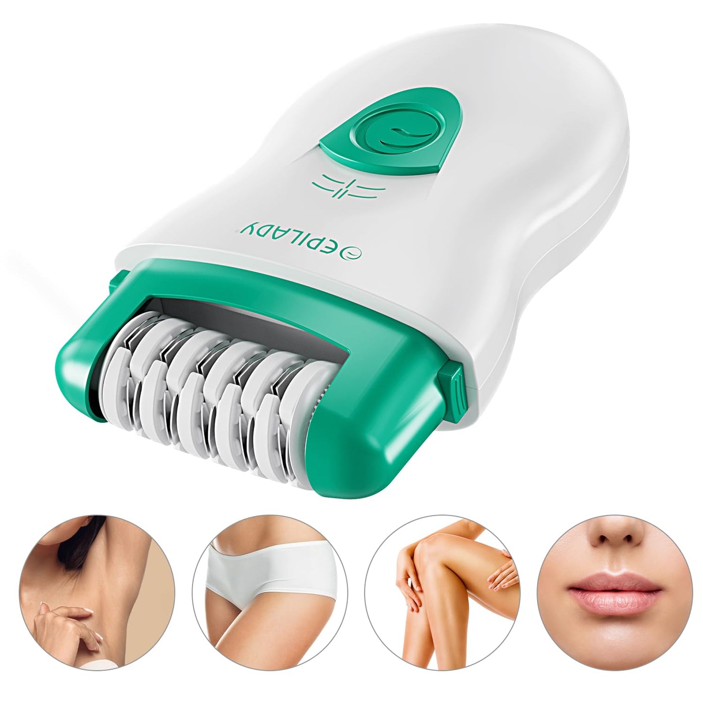 Epilady Speed Corded Epilator for Women – Dual-Speed 40-Disc Root Hair Removal Device for Legs, Underarms and Bikini Area Compact Waterproof Anti-Pinch Design for Smooth Long-Lasting Results