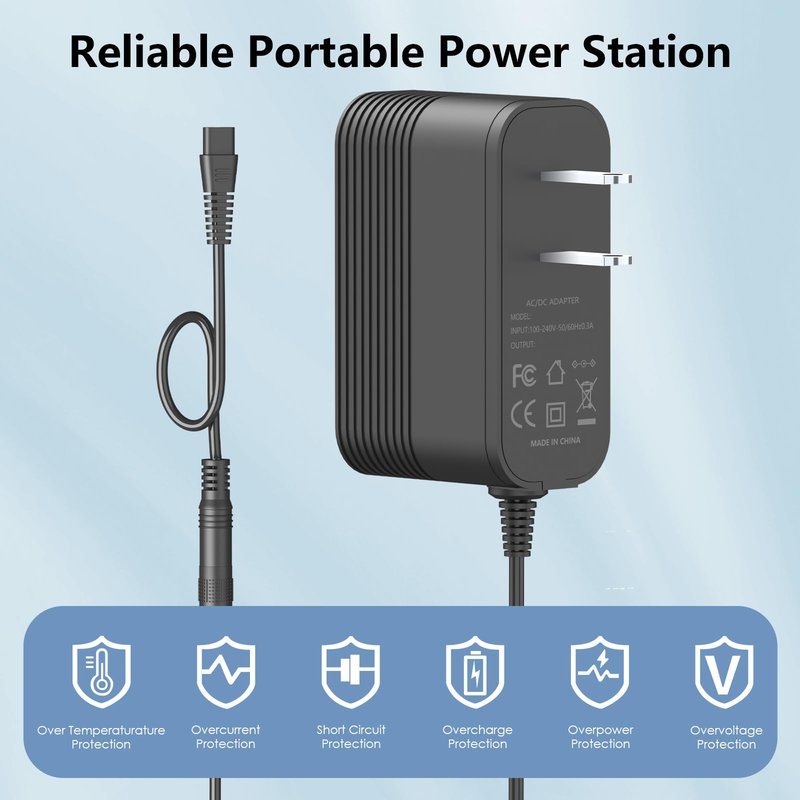 5V Charger for Skull Shaver Replacement for Skull Pitbull Gold Pro/Silver Pro/Platinum Pro and Butterfly Kiss Pro Shaver DC Power Cord Charger