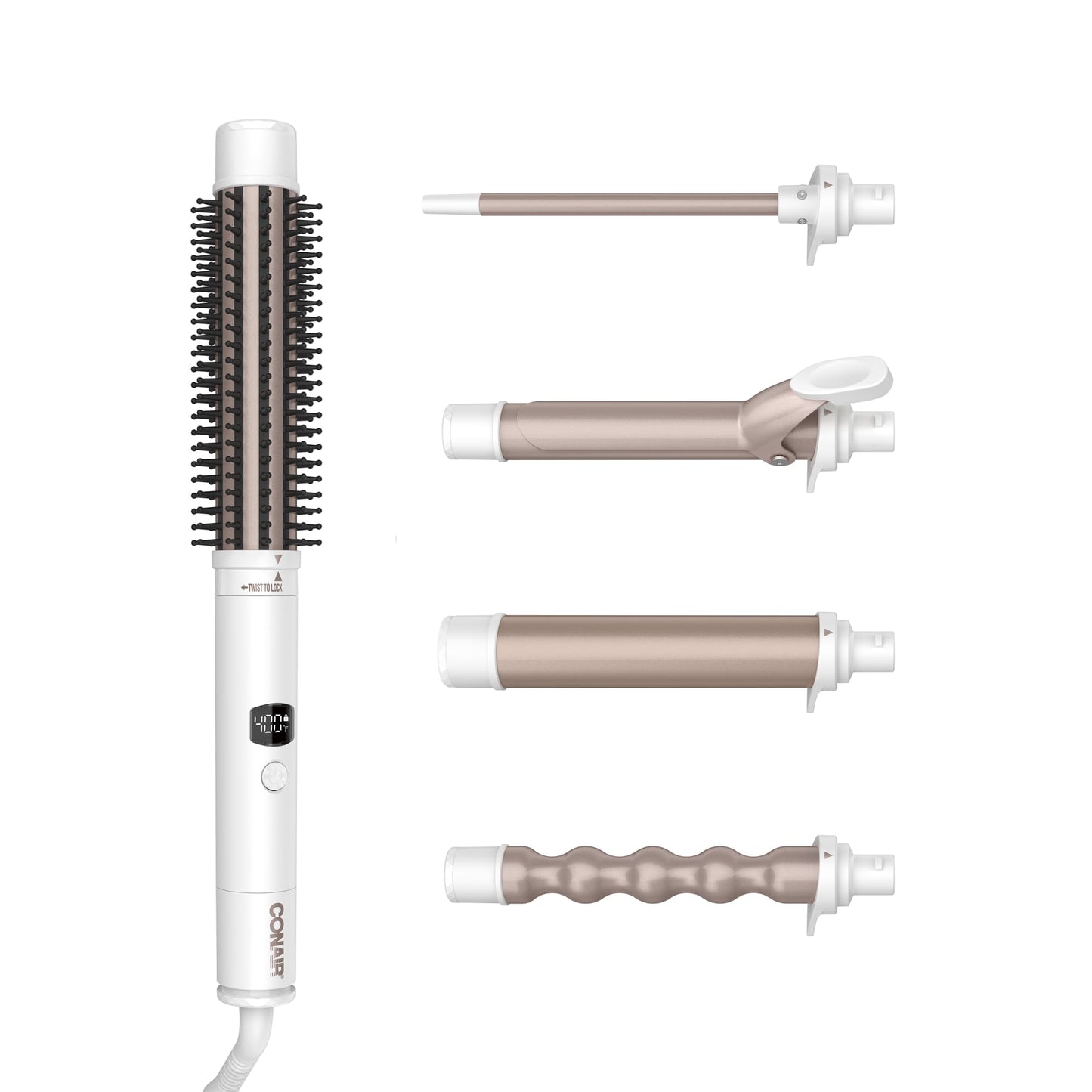 Conair 5-in-1 Double Ceramic Multi-Attachment Hair Styler
