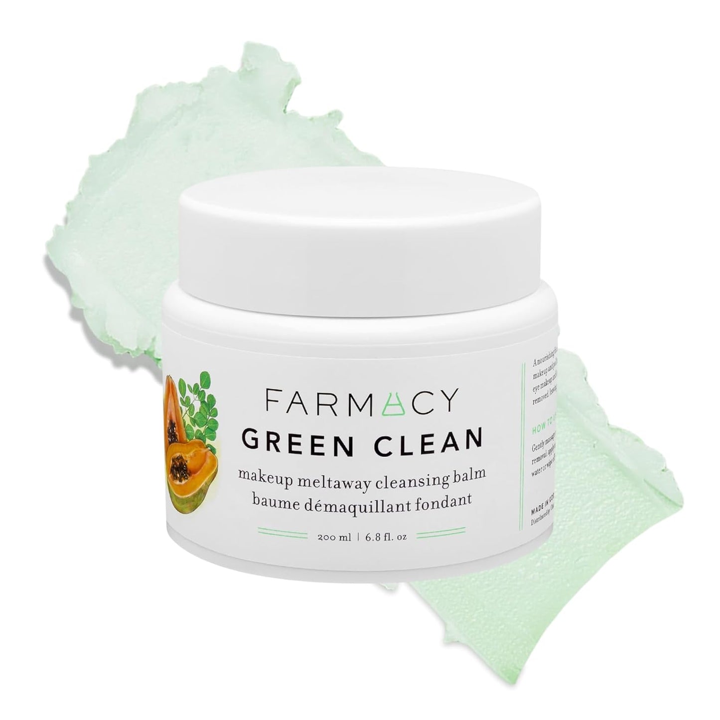 Farmacy Sensitive Skin Makeup Remover Balm - Green Clean Waterproof Oil Cleanser | Hydrating & Fragrance-Free (30ml)