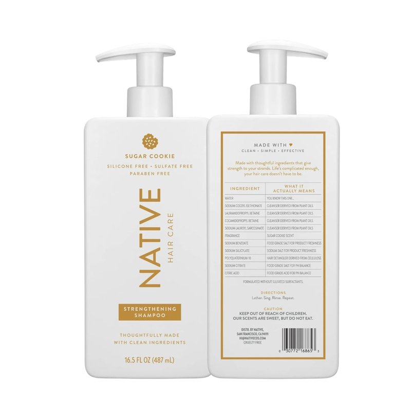Native Shampoo & Conditioner - Limited Edition Sugar Cookie Scent | Nourishing Hair Care