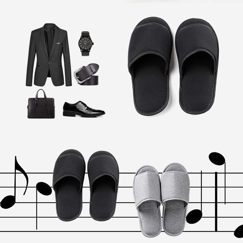 Portable Travel Slippers - Open Toe Foldable Sandals for Spa & Hotel | Washable Indoor Footwear with Bags