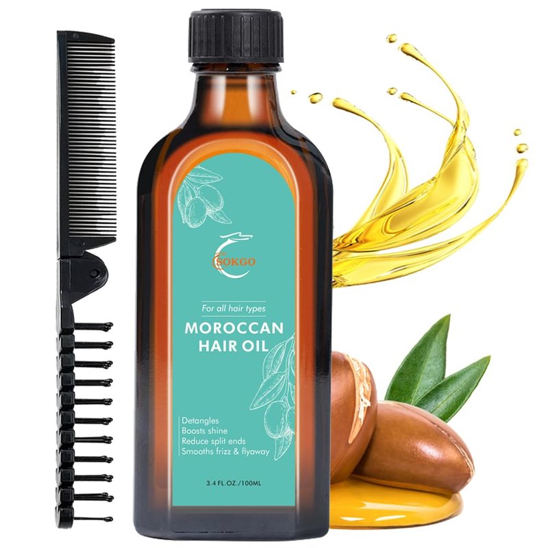 Moroccan Argan Treatment Hair Oil - Extra Strength for Split Ends & Frizz | 100ml
