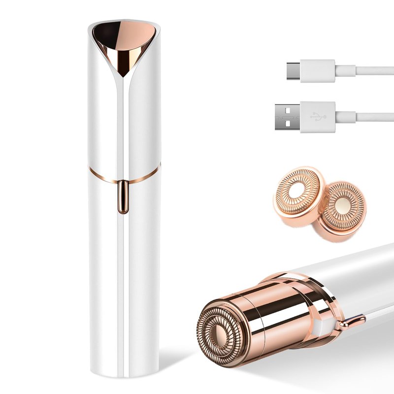 Facial Hair Remover for Women Shaver for Women Painless Face Shaver -Mini Hair Remover, Electric Razor Shaver Portable Bikini Epilator for Lips, Chin, Armpit, Peach Fuzz,Neck, Cheek as Seen on TV