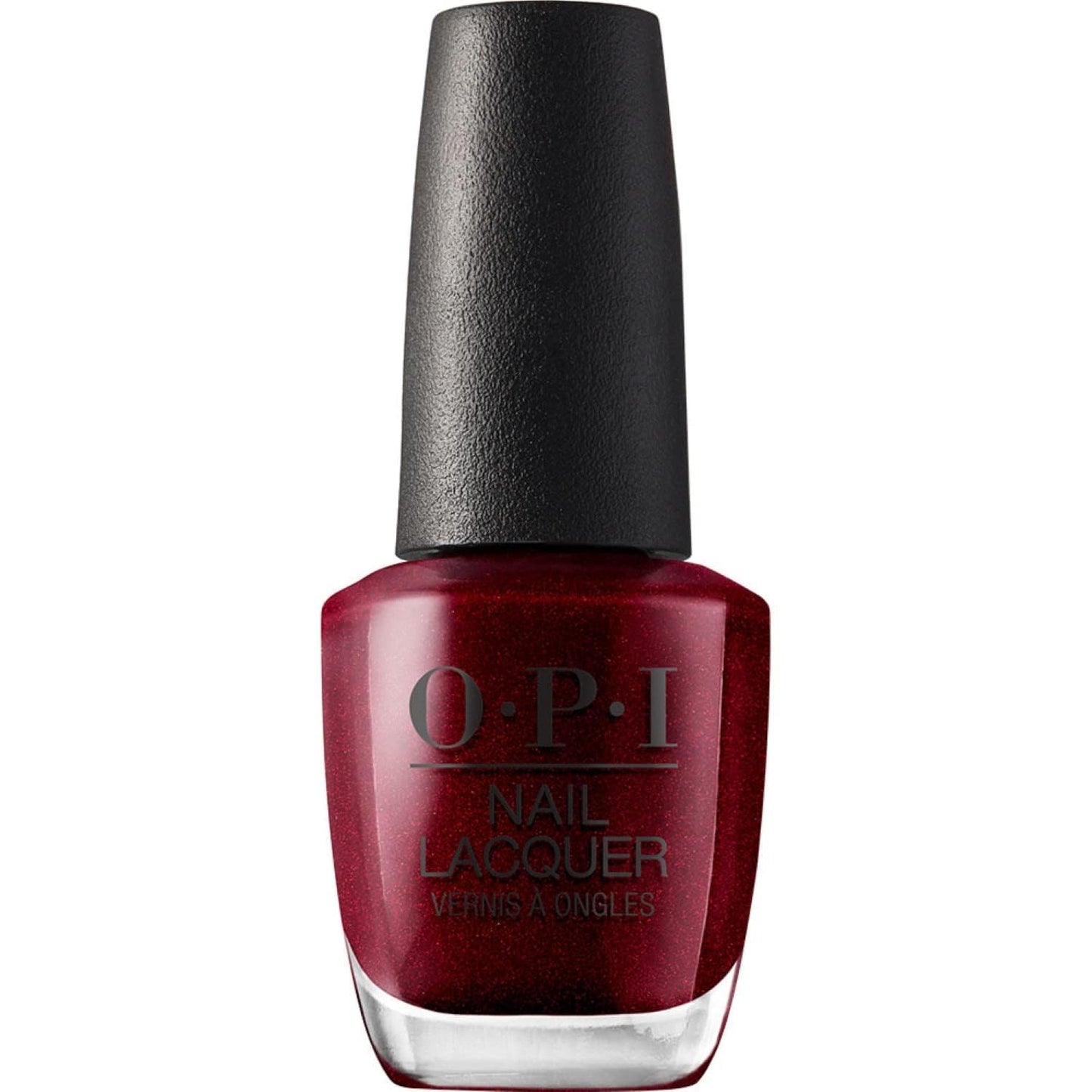 OPI Nail Lacquer Red Nail Polish - Crème, Shimmer & Glitter | Chip Resistant, Fast Drying | 0.5 Fl Oz