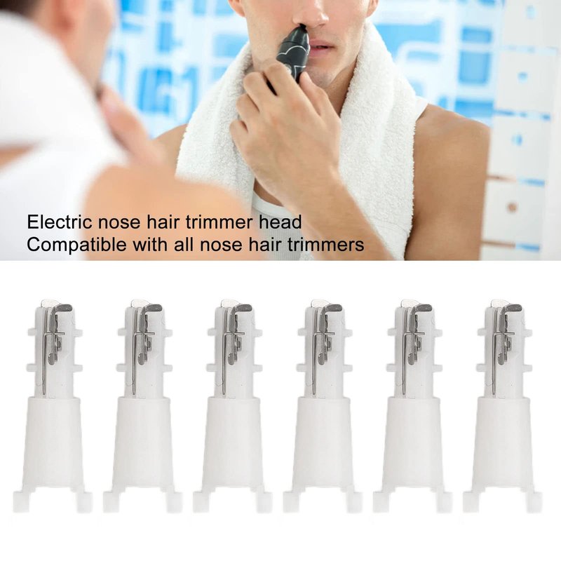 Sonew Nose Hair Cutter Replacement Head, 20-Pack, Lightweight and Portable for Trimming Nose Hairs