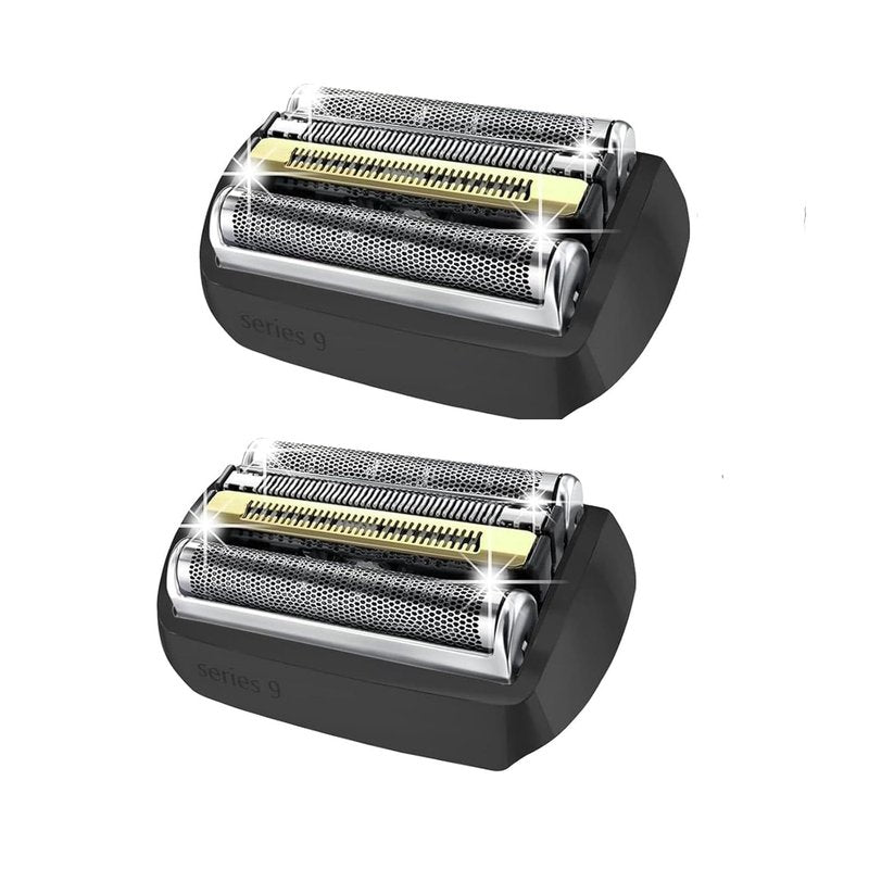 2cs 92B Series 9 Replacement Head for Series 9 Foil Shaver Replacement Heads for Series 9 pro Replacement Blades 9290cc, 9291cc, 9370cc, 9293s, 9385cc, 9390cc, 9330s, 9296cc Foil Shaver