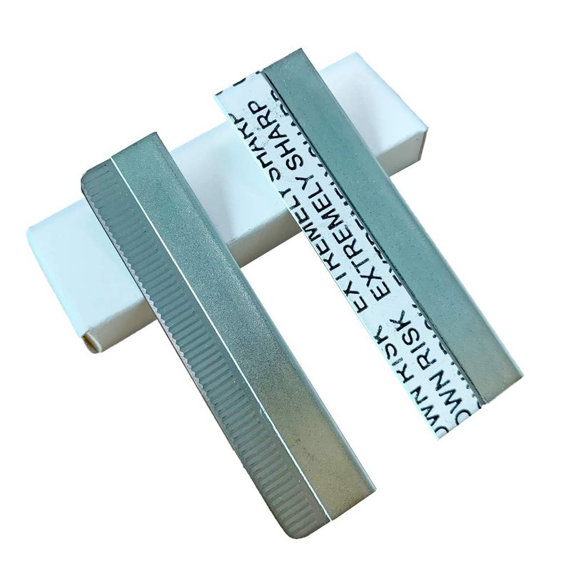 BANGMENG 10Pcs Single Edge Razor Blade Steel Industrial Razor Blades, Hair Razor Comb Replacement for Men and Women