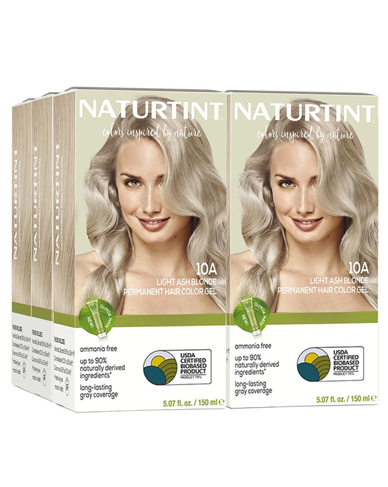 Naturtint 7N Hazelnut Blonde Permanent Hair Color | Ammonia-Free, Vegan, 100% Gray Coverage, Long-Lasting Results